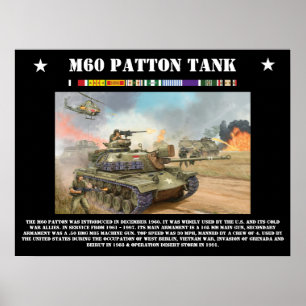 Poster Réservoir de M-60 Patton