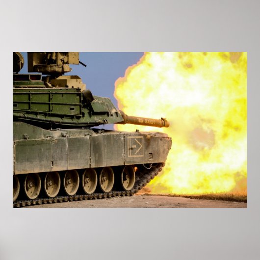 Poster Réservoir M1 Abrams (Devant)