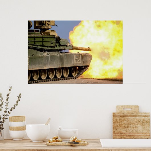 Poster Réservoir M1 Abrams (Cuisine)
