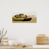 Poster Réservoir M1A1 Abrams (Cuisine)