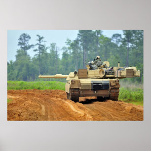 Poster Réservoir M1A1 Abrams