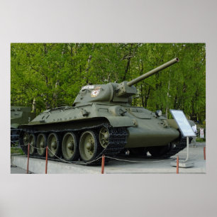 Poster réservoir T-34