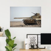 Poster Réservoir T-72 (Bureau à domicile)