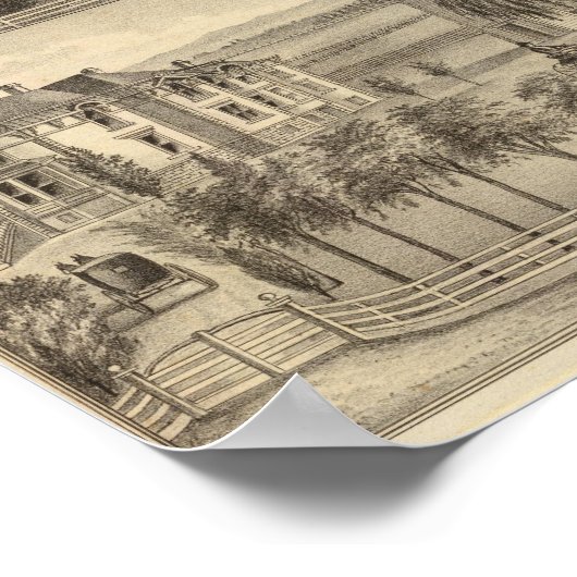 Poster Résidence Blacow, ferme (Coin)