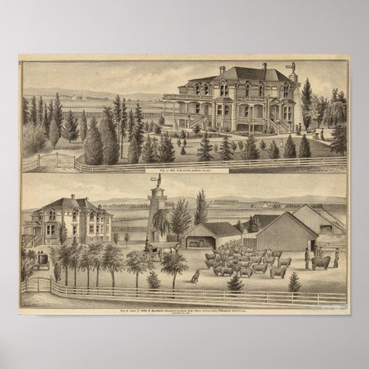 Poster Résidence Blacow, ferme (Devant)