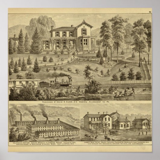 Poster Résidence de David R Kerr (Devant)