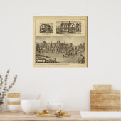 Poster Résidence de William Reed, Sewickley (Cuisine)