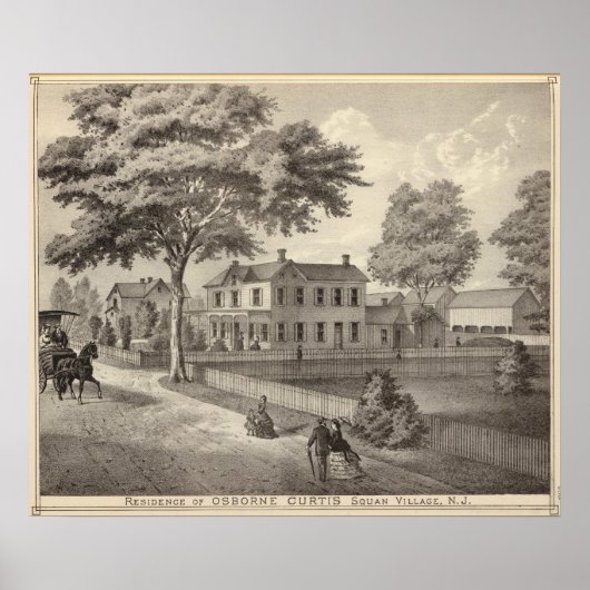 Poster Résidence d'Osborne Curtis, Squan Village, NJ (Devant)