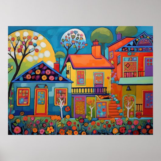 Poster Résidence radiante - Symphonie de la Flore brillan (Devant)