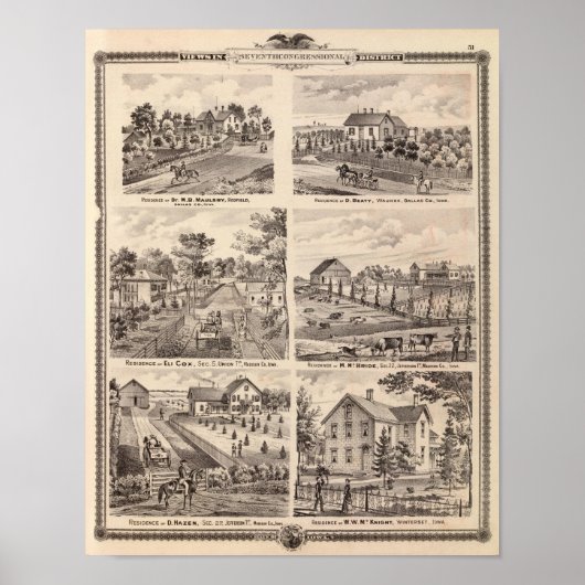 Poster Résidences à Redfield (Devant)