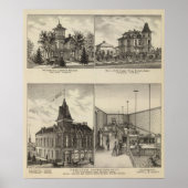 Poster Résidences, Abilene, Kansas (Devant)