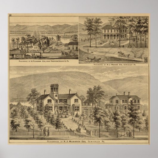 Poster Résidences de HJ Murdoch (Devant)