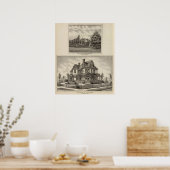 Poster Résidences de JR Fisher et MP Simpson, Kansas (Cuisine)