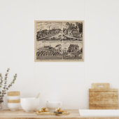 Poster Résidences et brasseries en Rochester, Minnesota (Cuisine)