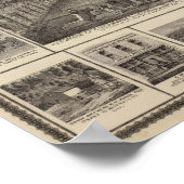 Poster Résidences et entreprises en Muscatine (Coin)