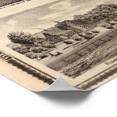 Poster Résidences et magasins dans le comté de Polk (Coin)