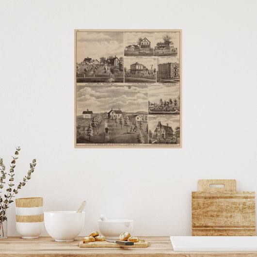 Poster Résidences, Minnesota 5 (Cuisine)