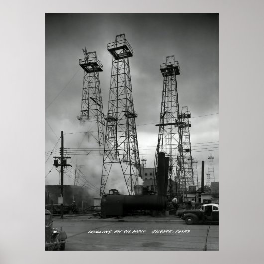 Poster RÉSIDENTIELLE EXPLOITATION PÉTROLIÈRE à KILGORE TE (Devant)