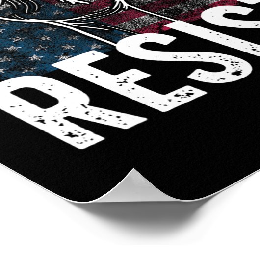 Poster Resist Distressed Upside Down American Flag Usa  (Coin)