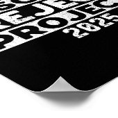 Poster Resist Fascism Reject Project 2025  (Coin)