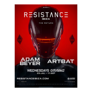 Poster RESISTANCE - Amnésie Club