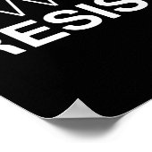 Poster Résistance au circuit électrique drôle (Coin)