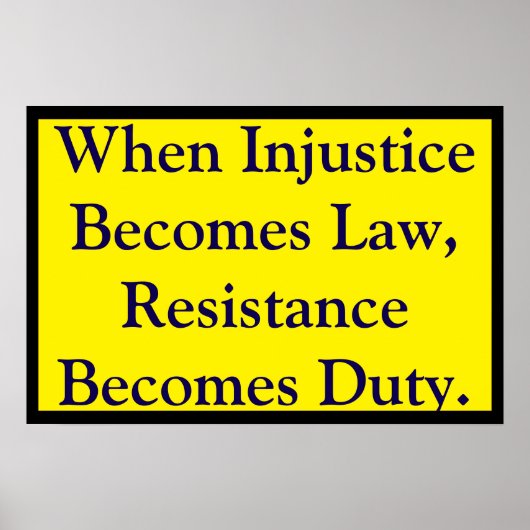 Poster Resistance Becomes Duty (Devant)