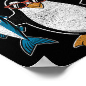Poster Résistance Cool subtile Tarifs de pingouin protest (Coin)