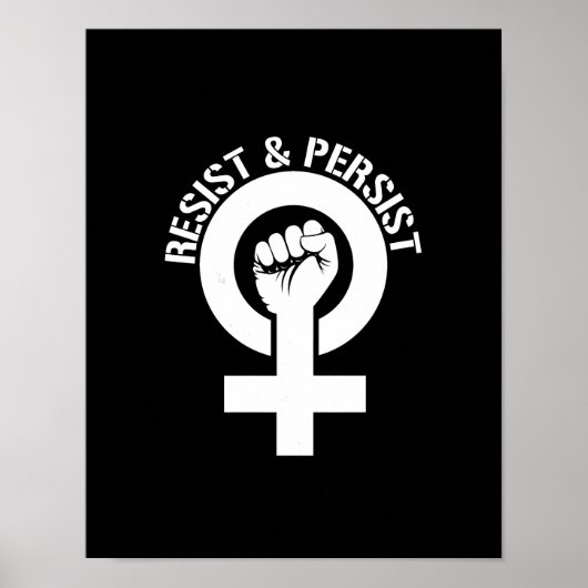 Poster Résistance féministe - Résistance et persistance - (Devant)