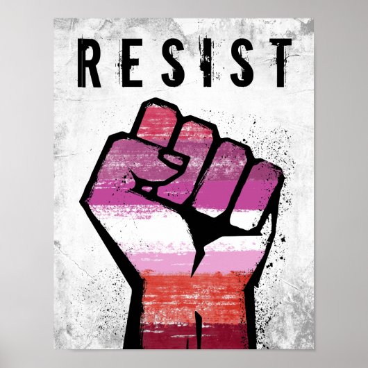 Poster Résistance lesbienne (Devant)