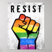 Poster Résistance LGBT (Devant)