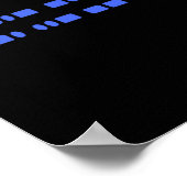 Poster Résistance subtile F T Morse Code 8647 Féministe R (Coin)