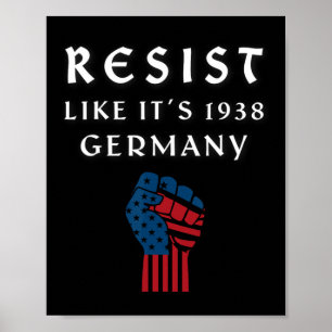 Poster Résiste comme c'est 1938 Allemagne Vêtements virau