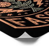 Poster Résister à la protestation contre le fascisme Trum (Coin)