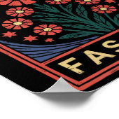 Poster Résister à la protestation contre le fascisme Trum (Coin)