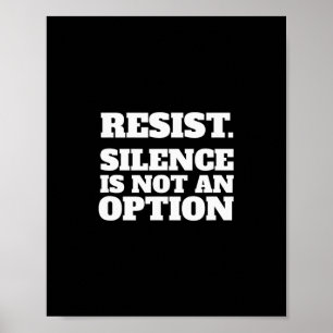 Poster Résister Loi Anti-trump Pro-amérique Pro-démocrati