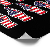 Poster Résister subtilement à la 4 juillet de langue des  (Coin)