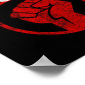 Poster Résistez À La Chemise Poing - Faites Partie De La  (Coin)