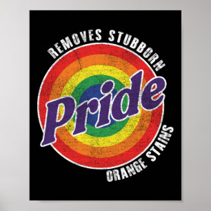 Poster Résistez à Trump, enlevez les taches orange tenace