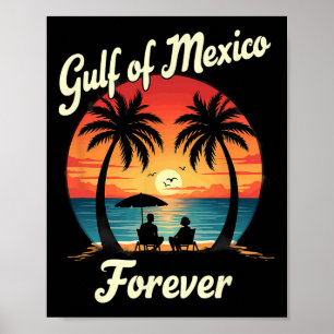Poster Résistez À Trump Gulf Of Mexico Forever 2