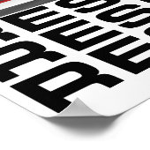 Poster Résistez au drapeau américain (Coin)