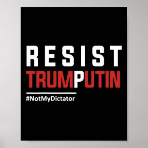 Poster Résistez Trump Poutine