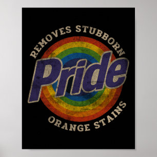 Poster Résistez Trump Supprimez les taches orange tenaces