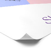 Poster Résolutions du Nouvel An Établissement d'objectifs (Coin)