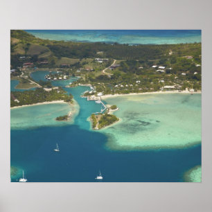 Poster Resort Musket Cove Island, île Malolo Lailai