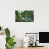 Poster Resorters Boating at the Springs (Bureau à domicile)