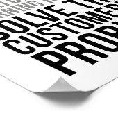 Poster Résoudre le problème du client (Coin)