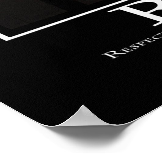 Poster Respect (Coin)