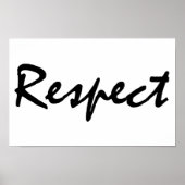 Poster Respect (Devant)