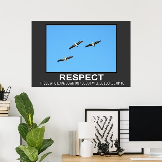 Poster Respect (Bureau à domicile)